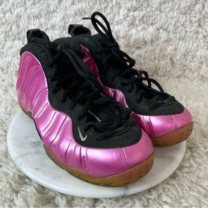 Nike Air Foamposite One Pink Pearl Breast Cancer Mens 9.5 314996-600 Sneakers